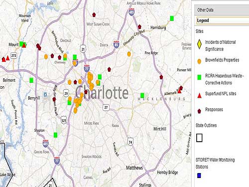 Charlotte Area EPA Cleanup Sites