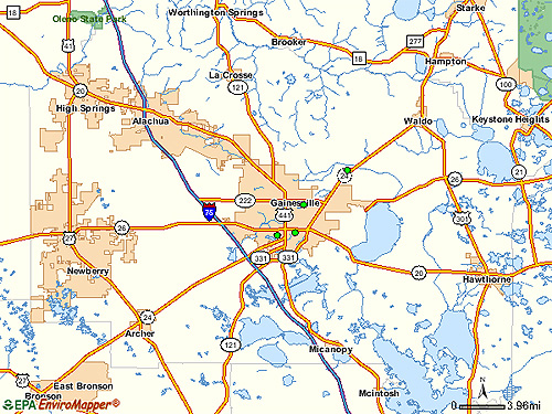 Gainesville Area EPA Cleanup Sites