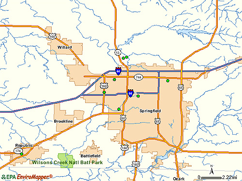 Springfield Area EPA Cleanup Sites