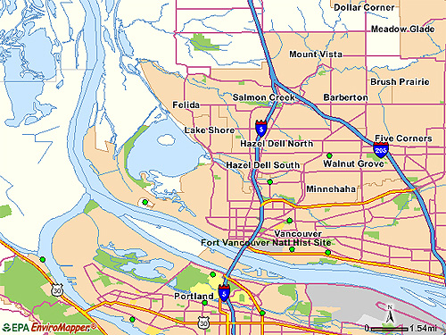 Vancouver Area EPA Cleanup Sites